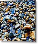 On The Rocks Metal Print