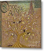 Once Upon A Golden Garden By Jrr Metal Print