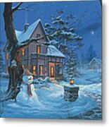 Once Upon A Winter's Night Metal Print