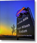 One Bills Drive Metal Print