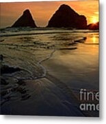 One With The Sea Metal Print