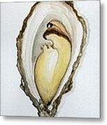 Open Oyster #3 Metal Print