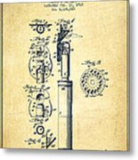 Ophthalmoscope Patent From 1915 - Vintage Metal Print