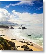 Oregon Coast Metal Print