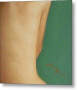 Original Classic Oil Painting Man Body Art-the Young Male Nude#16-2-1-07 Metal Print