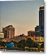 Orlando Skyline Metal Print