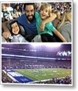 Our First Nfl Game. They're Pretty Metal Print