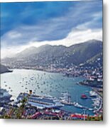 Overlooking The Bay Metal Print