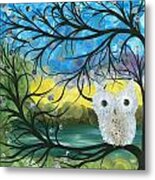 Owl Expressions 04 Metal Print