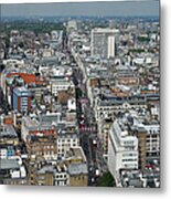 Oxford Street Vertical Metal Print