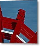 Paddle Wheel On The Mississippi River Metal Print