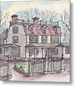 Page House Danvers Metal Print