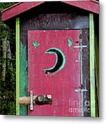 Painted Outhouse Metal Print