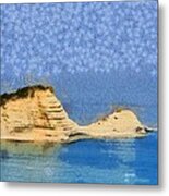 Islet In Peroulades Area Metal Print