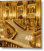 Palais Garnier Interior Metal Print