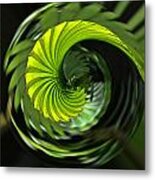 Palmetto Nautilus Metal Print