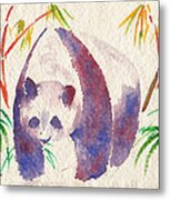 Panda Metal Print