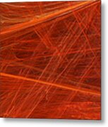 Panel 3 Of 5 Dancing Flames 2 H Pentaptych - Abstract - Fractal Art Metal Print