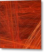 Panel 4 Of 5 Dancing Flames 2 H Pentaptych - Abstract - Fractal Art Metal Print
