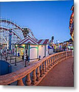 Panorama Giant Dipper Goes 360 Round And Round Metal Print