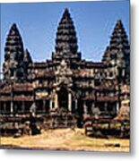 Panorama - Hi-res - National Heritage In Angkor Wat Cambodia Metal Print