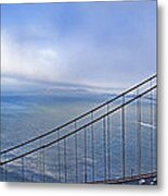 Panorama Of The Golden Gate Bridge Metal Print