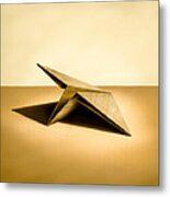 Paper Airplanes Of Wood 7 Metal Print