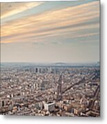Paris From Tour Montparnasse Metal Print