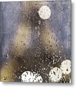 Paris In The Rain Metal Print