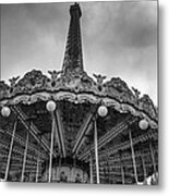 Paris Merry Go Round Metal Print