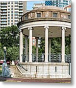 Parkman Bandstand In Boston Public Garden Metal Print