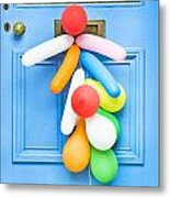 Party Balloons Metal Print