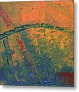 Patches Of Red Metal Print