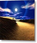 Path To The Moon Metal Print