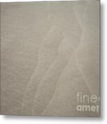 Patterns In The Sand Metal Print