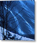 Patterns On Ice Metal Print