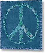 Peace Symbol Design - Tq19at02 Metal Print