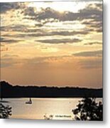 Peaceful Sunset Metal Print