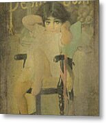 Pear Soap Girl Metal Print