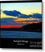 Pearls By The Mississippi Metal Print
