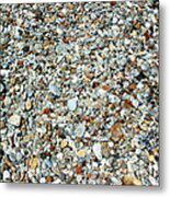 Pebbles In The Sand Metal Print