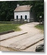Pennyfield Lock And Lockhouse On The C And O Canal In Maryland Metal Print