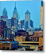 Philadelphia Skyline Metal Print
