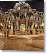 Philadelphia's Golden Glow Metal Print