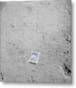 Photograph Left On The Moon Metal Print