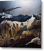 Phrogs Over Afghanistan Metal Print