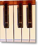 Piano Octave Metal Print