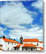 Picturesque Medieval Town Metal Print
