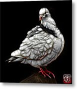 Pigeon Pop Art 5516 - Fs - Bb -  Modern Animal Artist James Ahn Metal Print