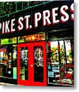 Pike Press Metal Print